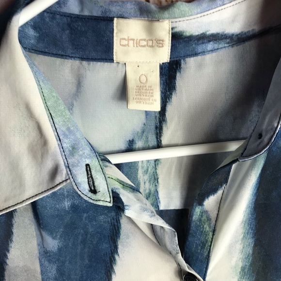 Chico’s long  button down - Picture 4 of 7